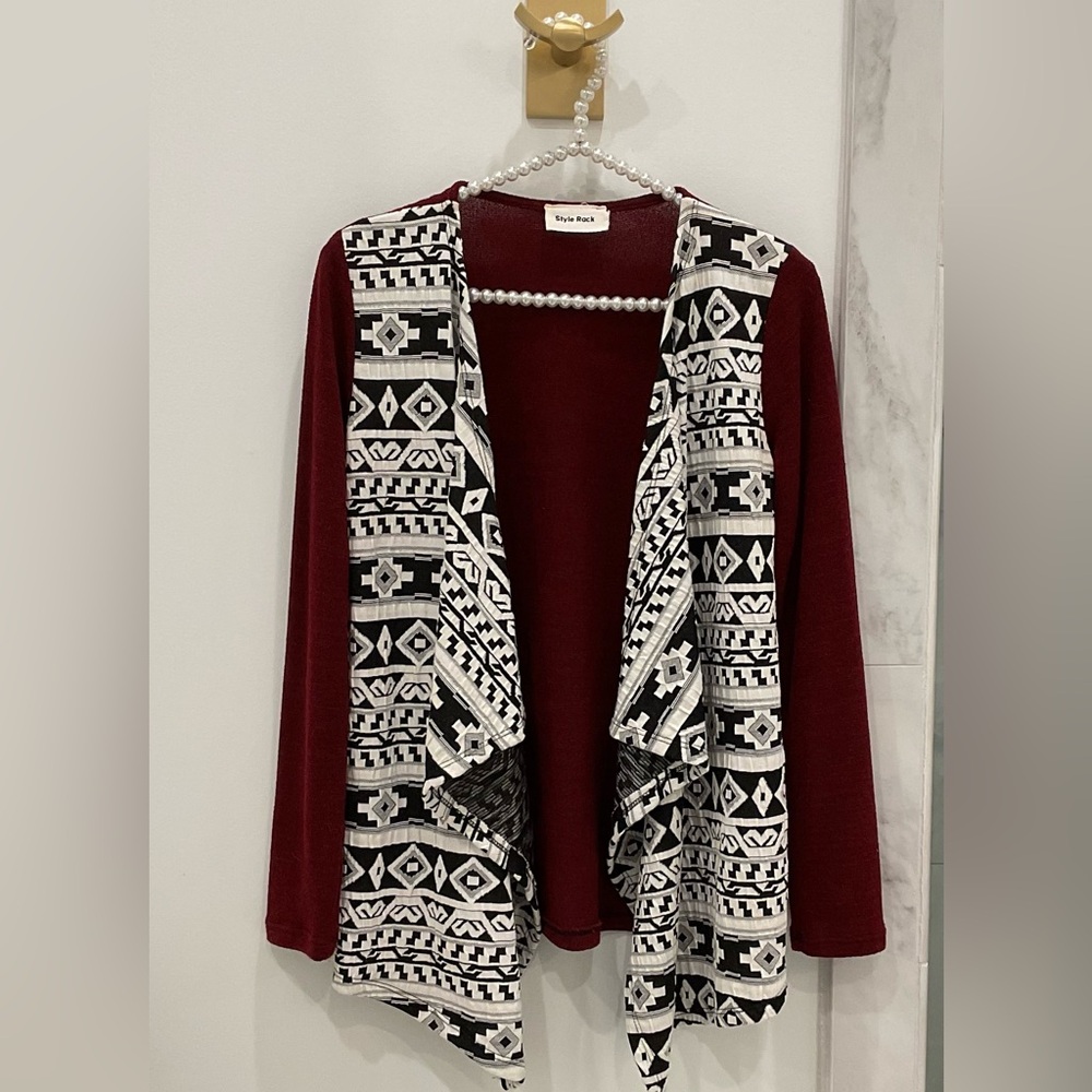 🔴STYLE ROCK OPEN FRONT CARDIGAN🔴